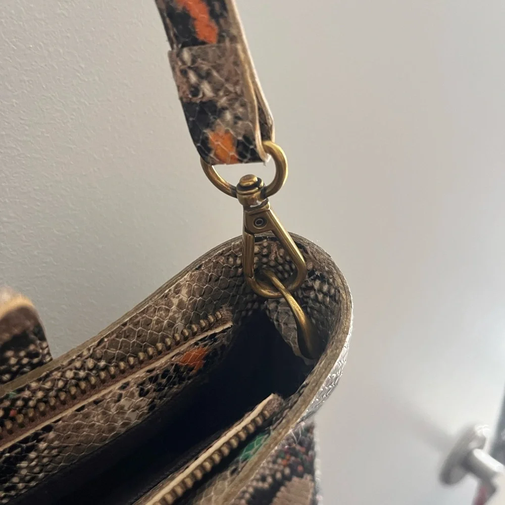 Madewell Snake Print Bag - Picture 3 of 7